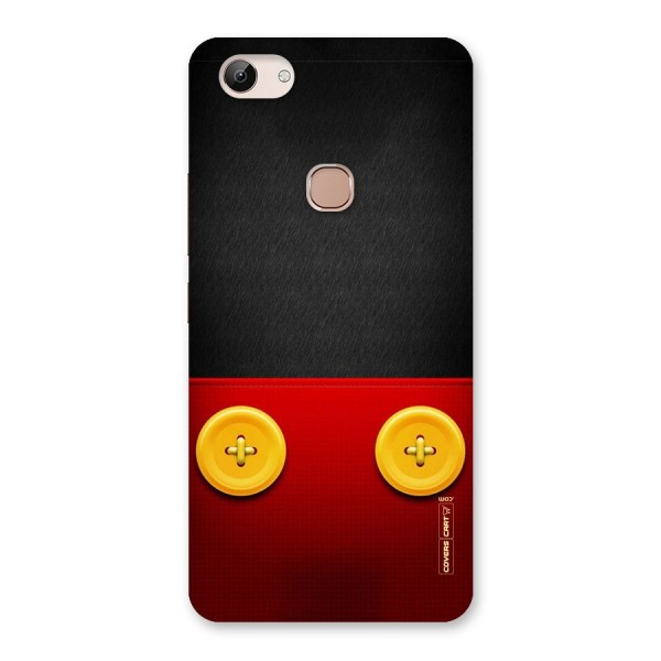 Yellow Button Back Case for Vivo Y83
