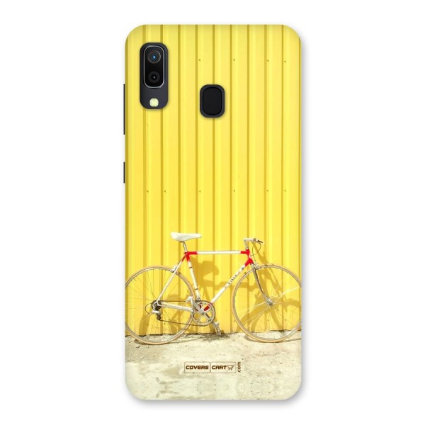 Yellow Cycle Classic Back Case for Galaxy A30