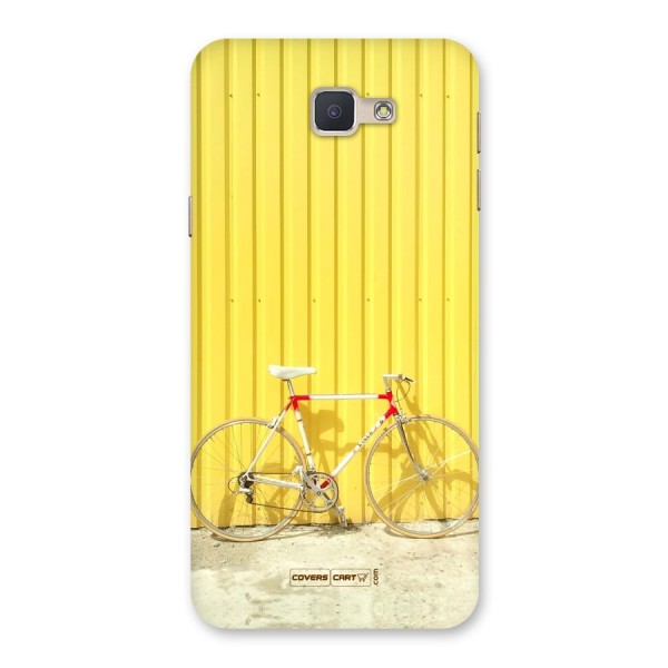 Yellow Cycle Classic Back Case for Galaxy J5 Prime
