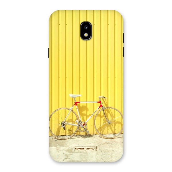 Yellow Cycle Classic Back Case for Galaxy J7 Pro