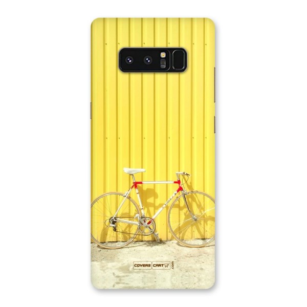 Yellow Cycle Classic Back Case for Galaxy Note 8