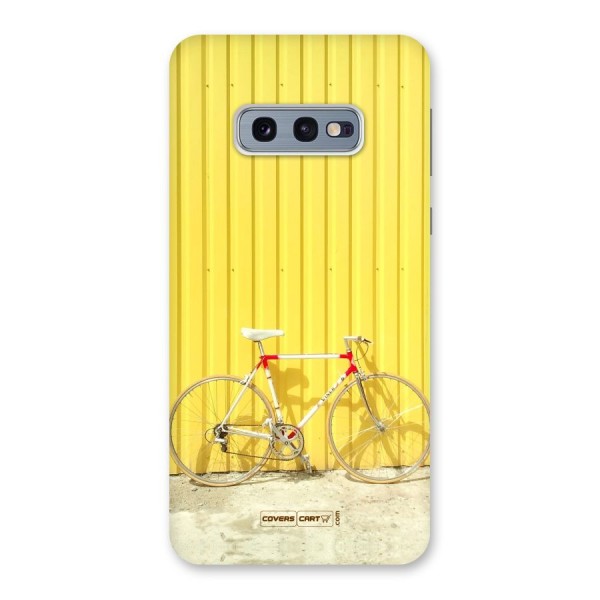 Yellow Cycle Classic Back Case for Galaxy S10e