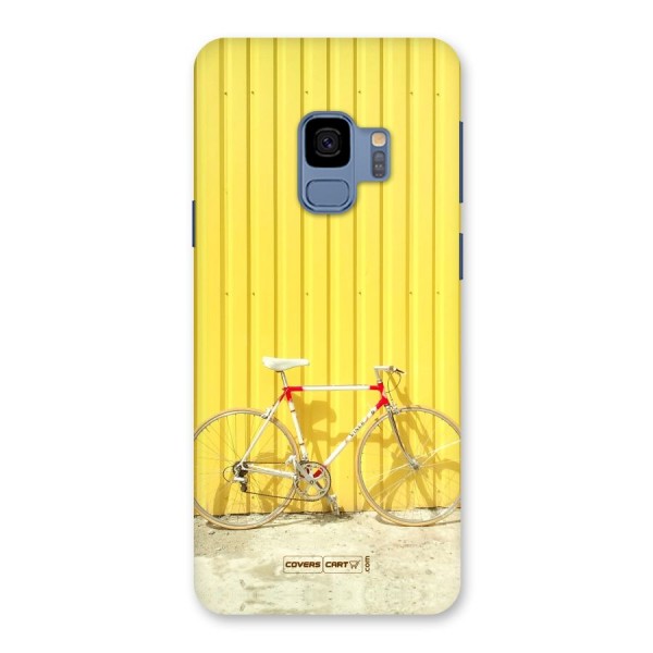 Yellow Cycle Classic Back Case for Galaxy S9
