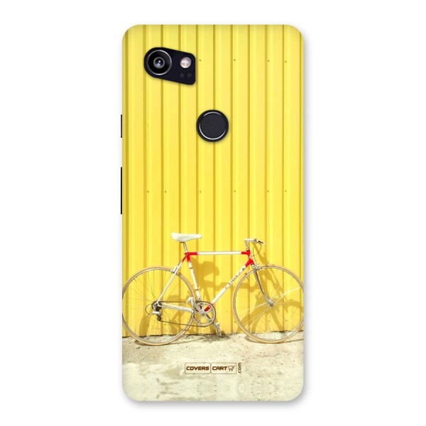 Yellow Cycle Classic Back Case for Google Pixel 2 XL