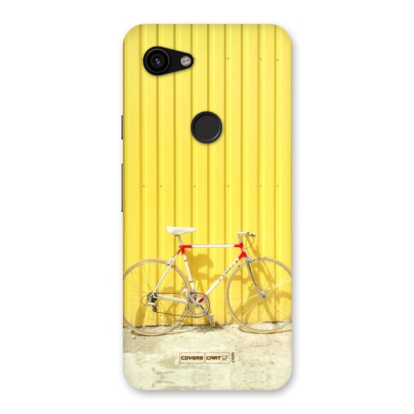 Yellow Cycle Classic Back Case for Google Pixel 3a