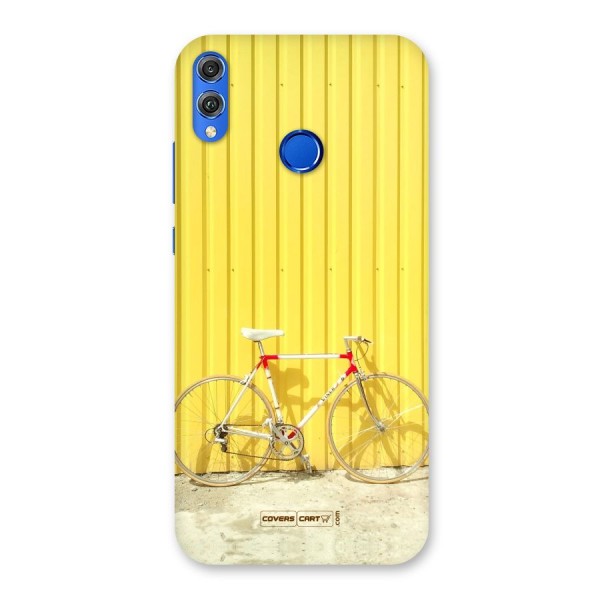 Yellow Cycle Classic Back Case for Honor 8X
