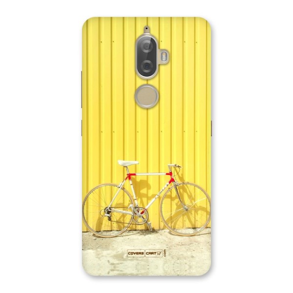 Yellow Cycle Classic Back Case for Lenovo K8 Plus