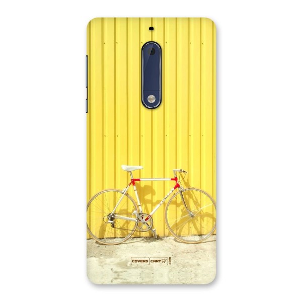 Yellow Cycle Classic Back Case for Nokia 5