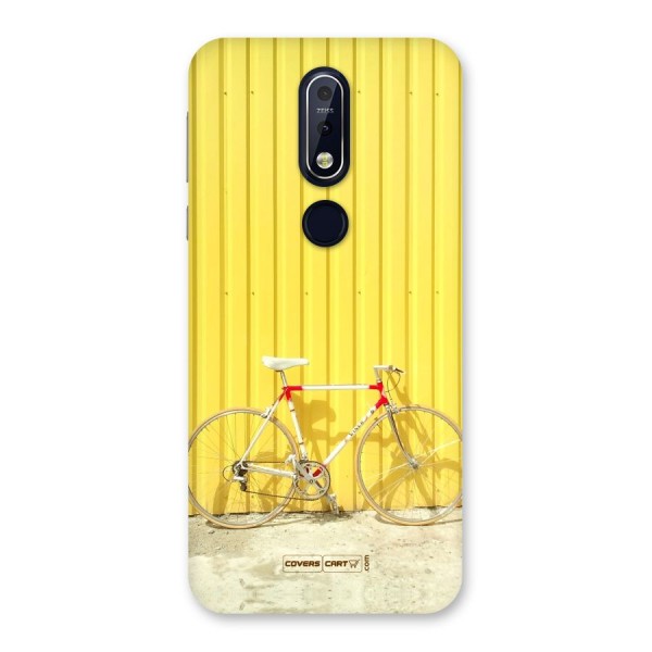 Yellow Cycle Classic Back Case for Nokia 7.1