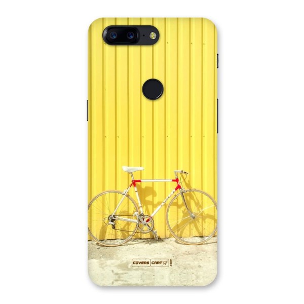 Yellow Cycle Classic Back Case for OnePlus 5T