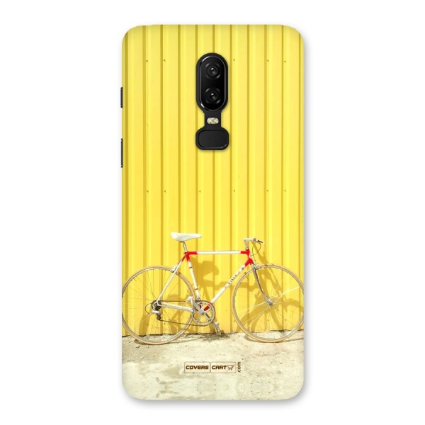Yellow Cycle Classic Back Case for OnePlus 6