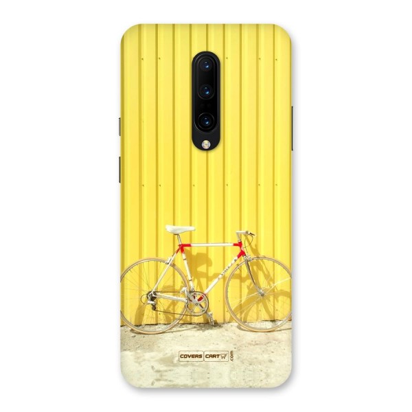 Yellow Cycle Classic Back Case for OnePlus 7 Pro