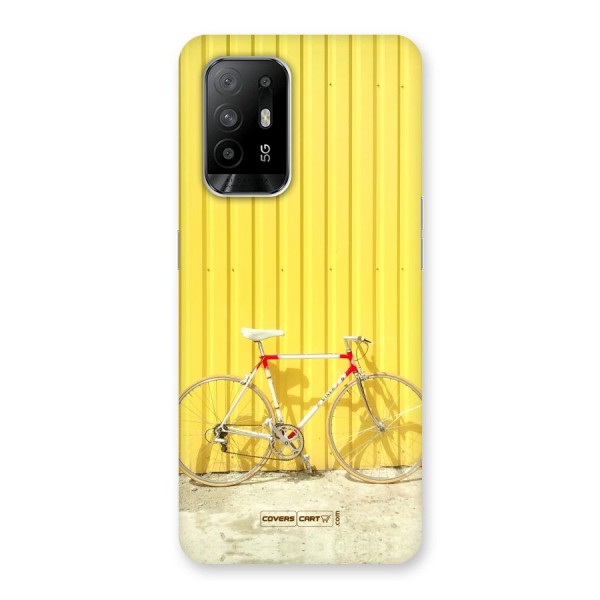 Yellow Cycle Classic Back Case for Oppo F19 Pro Plus 5G