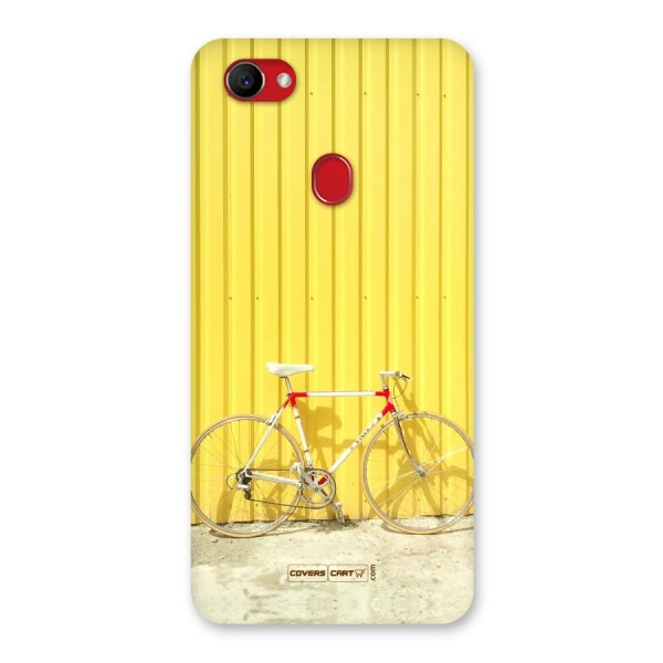 Yellow Cycle Classic Back Case for Oppo F7