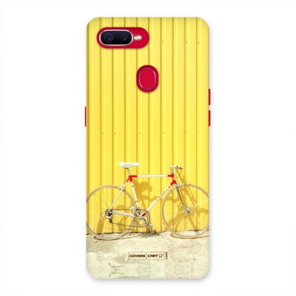 Yellow Cycle Classic Back Case for Oppo F9 Pro