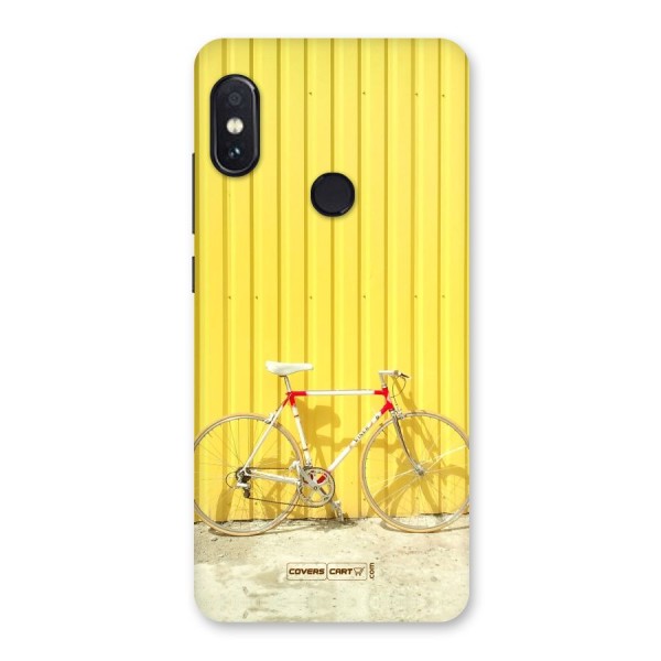 Yellow Cycle Classic Back Case for Redmi Note 5 Pro