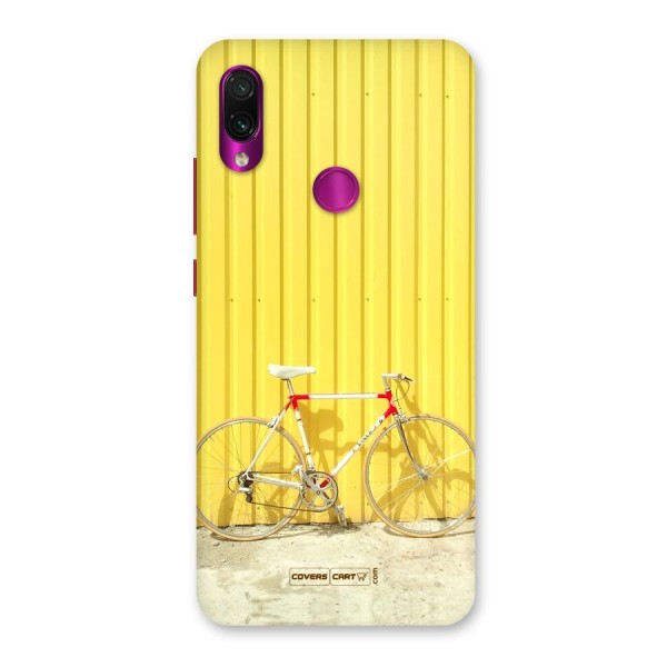 Yellow Cycle Classic Back Case for Redmi Note 7 Pro