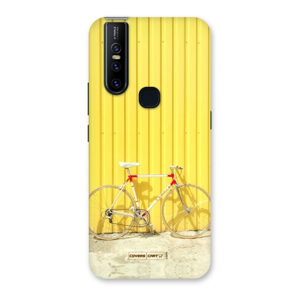 Yellow Cycle Classic Back Case for Vivo V15