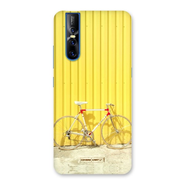 Yellow Cycle Classic Back Case for Vivo V15 Pro