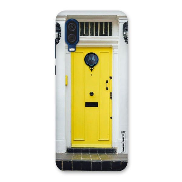 Yellow Door Back Case for Motorola One Vision