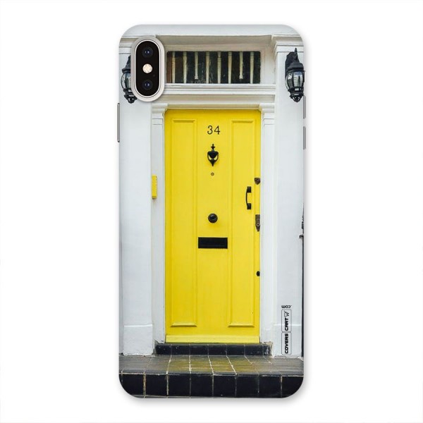 Yellow Door Back Case for iPhone XS Max