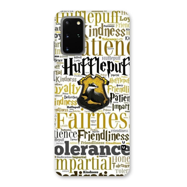 Yellow Fairness Back Case for Galaxy S20 Plus