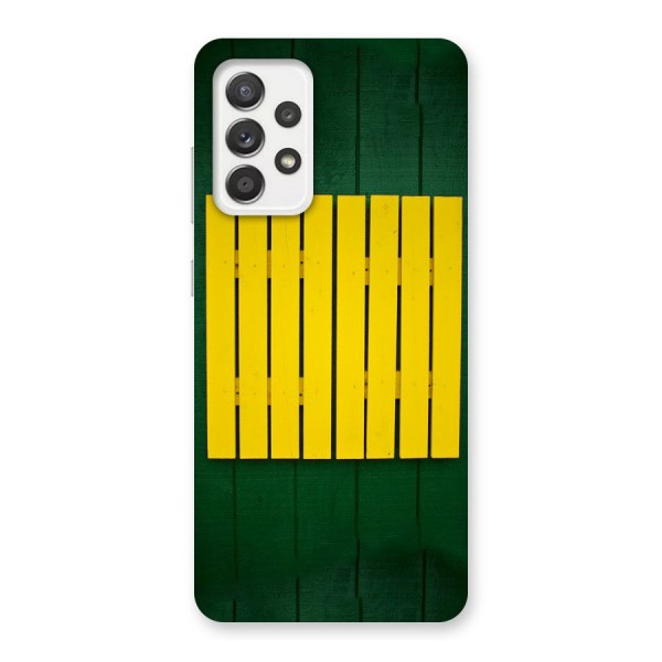Yellow Fence Back Case for Galaxy A52