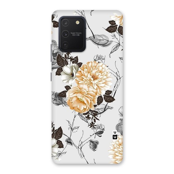 Yellow Floral Back Case for Galaxy S10 Lite
