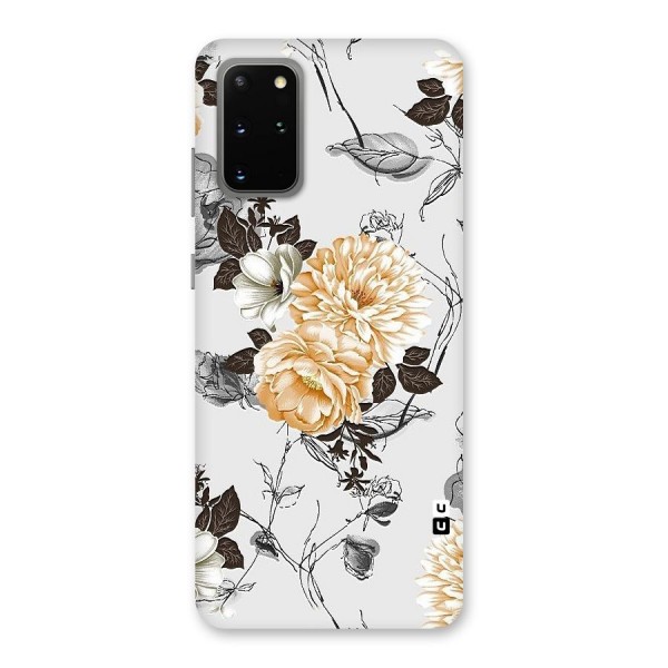 Yellow Floral Back Case for Galaxy S20 Plus