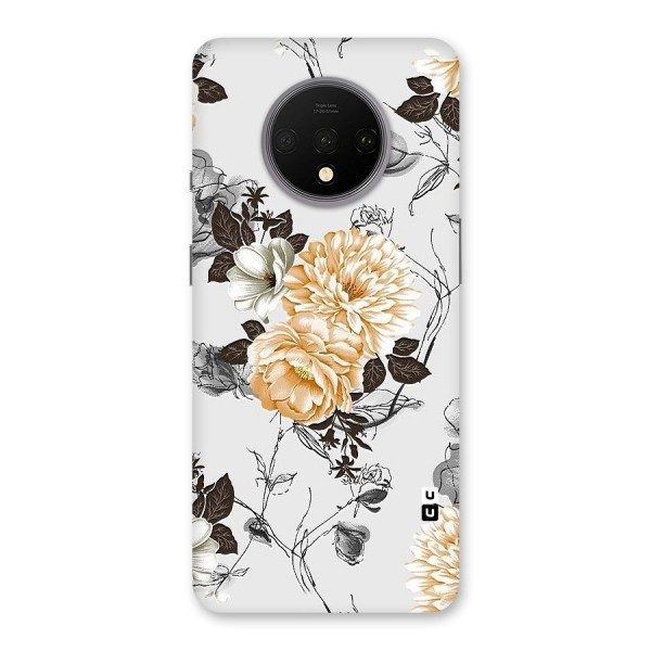 Yellow Floral Back Case for OnePlus 7T