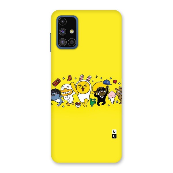 Yellow Friends Back Case for Galaxy M51