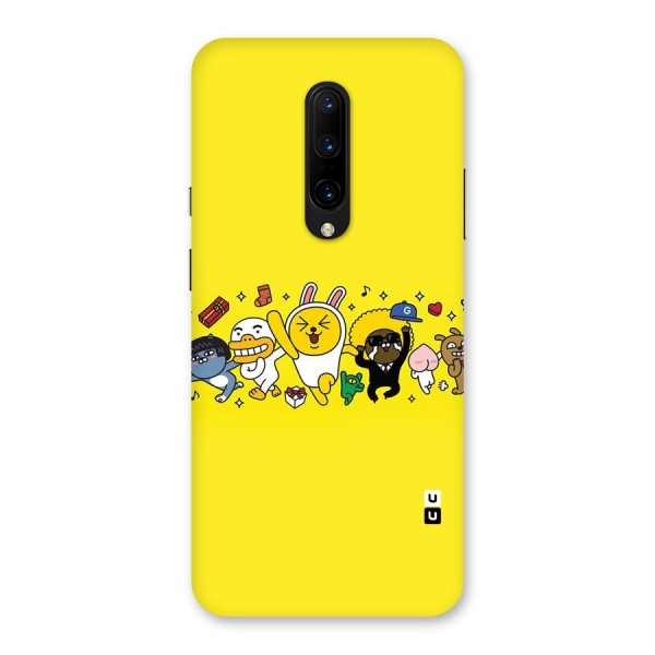 Yellow Friends Back Case for OnePlus 7 Pro