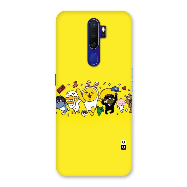 Yellow Friends Back Case for Oppo A9 (2020)