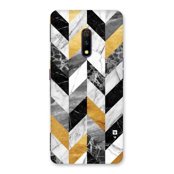 Yellow Grey Marble Back Case for Realme X