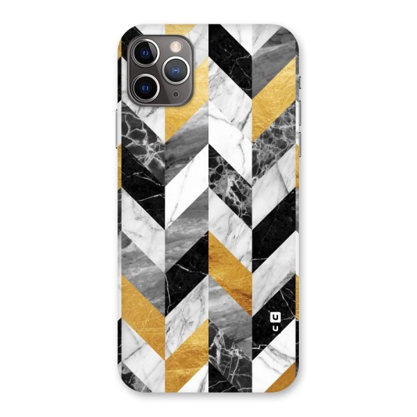 Yellow Grey Marble Back Case for iPhone 11 Pro Max