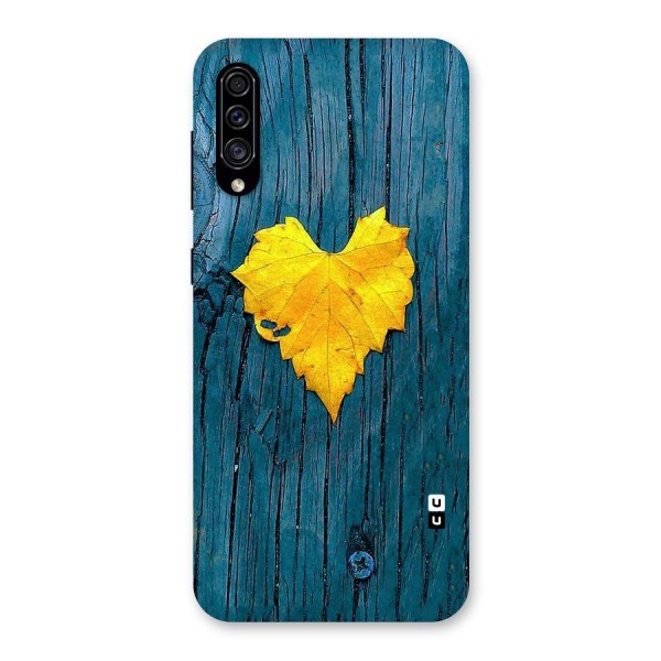 Yellow Leaf Back Case for Galaxy A30s