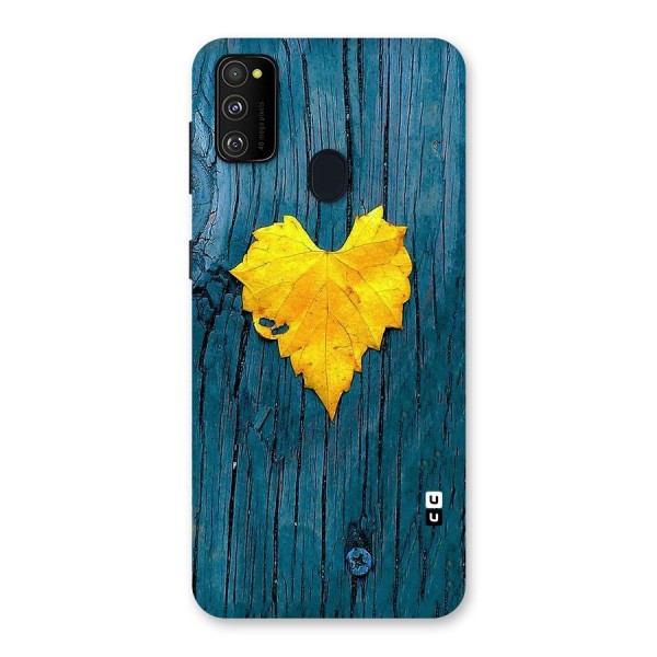 Yellow Leaf Back Case for Galaxy M30s