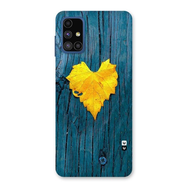 Yellow Leaf Back Case for Galaxy M51