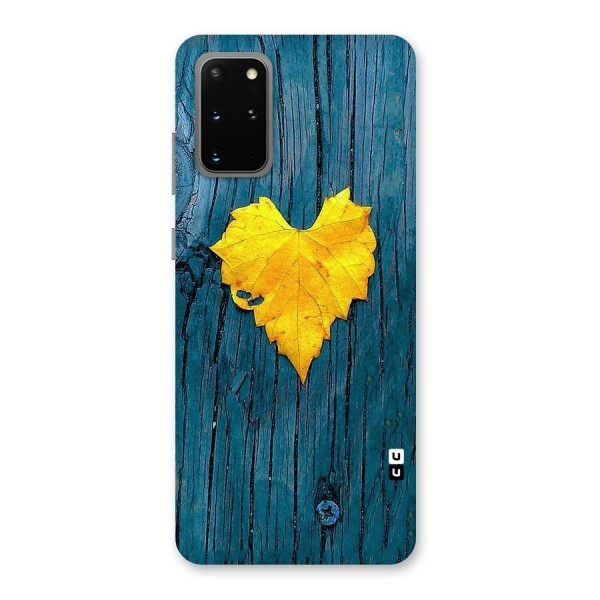 Yellow Leaf Back Case for Galaxy S20 Plus