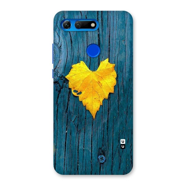 Yellow Leaf Back Case for Honor View 20