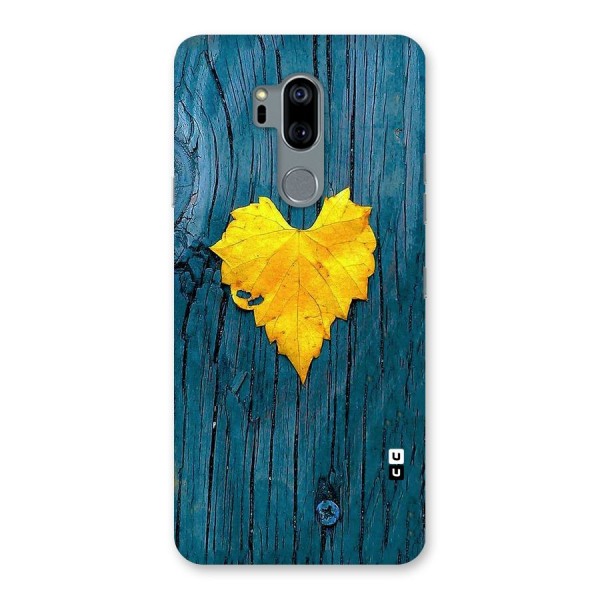 Yellow Leaf Back Case for LG G7