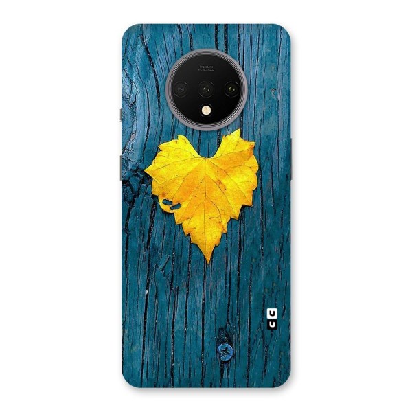 Yellow Leaf Back Case for OnePlus 7T