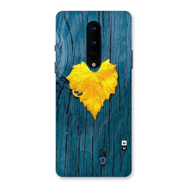 Yellow Leaf Back Case for OnePlus 8