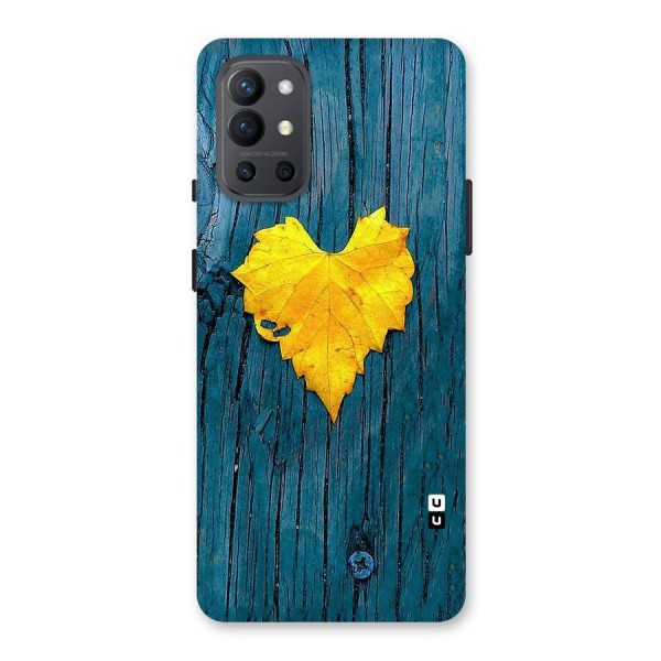 Yellow Leaf Back Case for OnePlus 9R