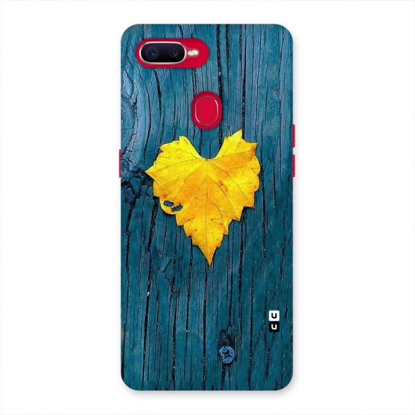Yellow Leaf Back Case for Oppo F9 Pro