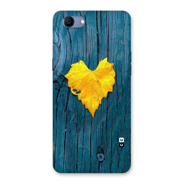 Yellow Leaf Back Case for Oppo Realme 1