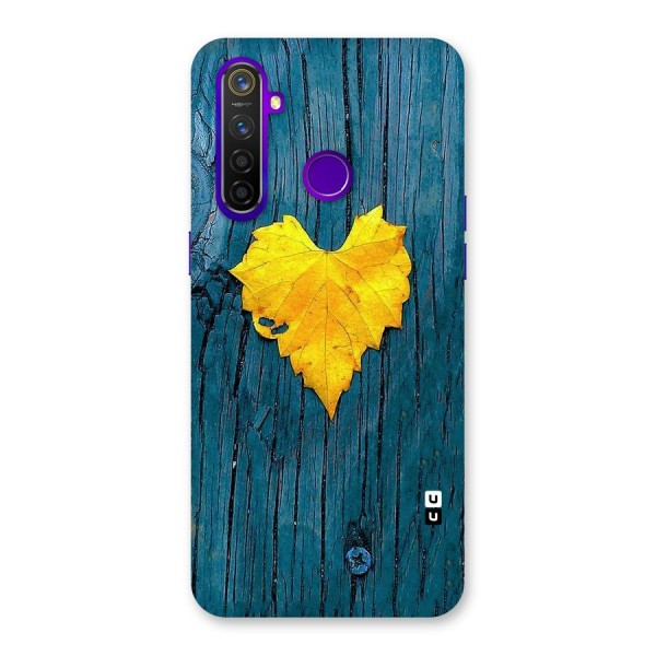 Yellow Leaf Back Case for Realme 5 Pro