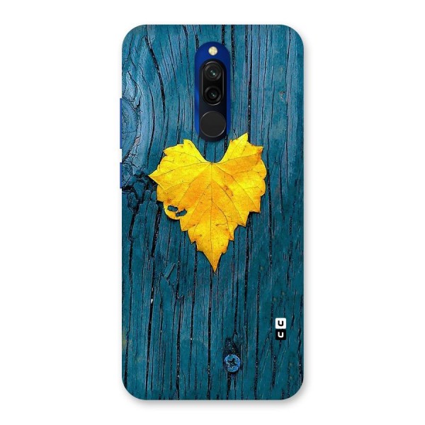 Yellow Leaf Back Case for Redmi 8