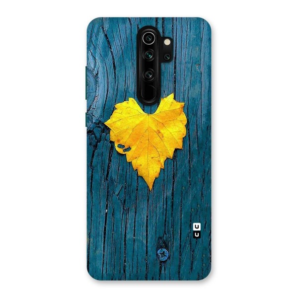Yellow Leaf Back Case for Redmi Note 8 Pro
