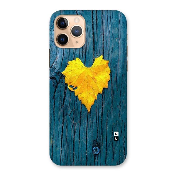 Yellow Leaf Back Case for iPhone 11 Pro